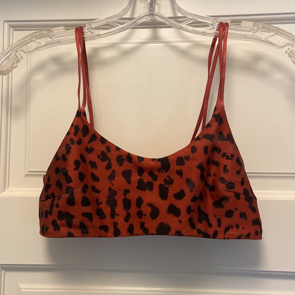H&M Cheetah Print Bikini Top
